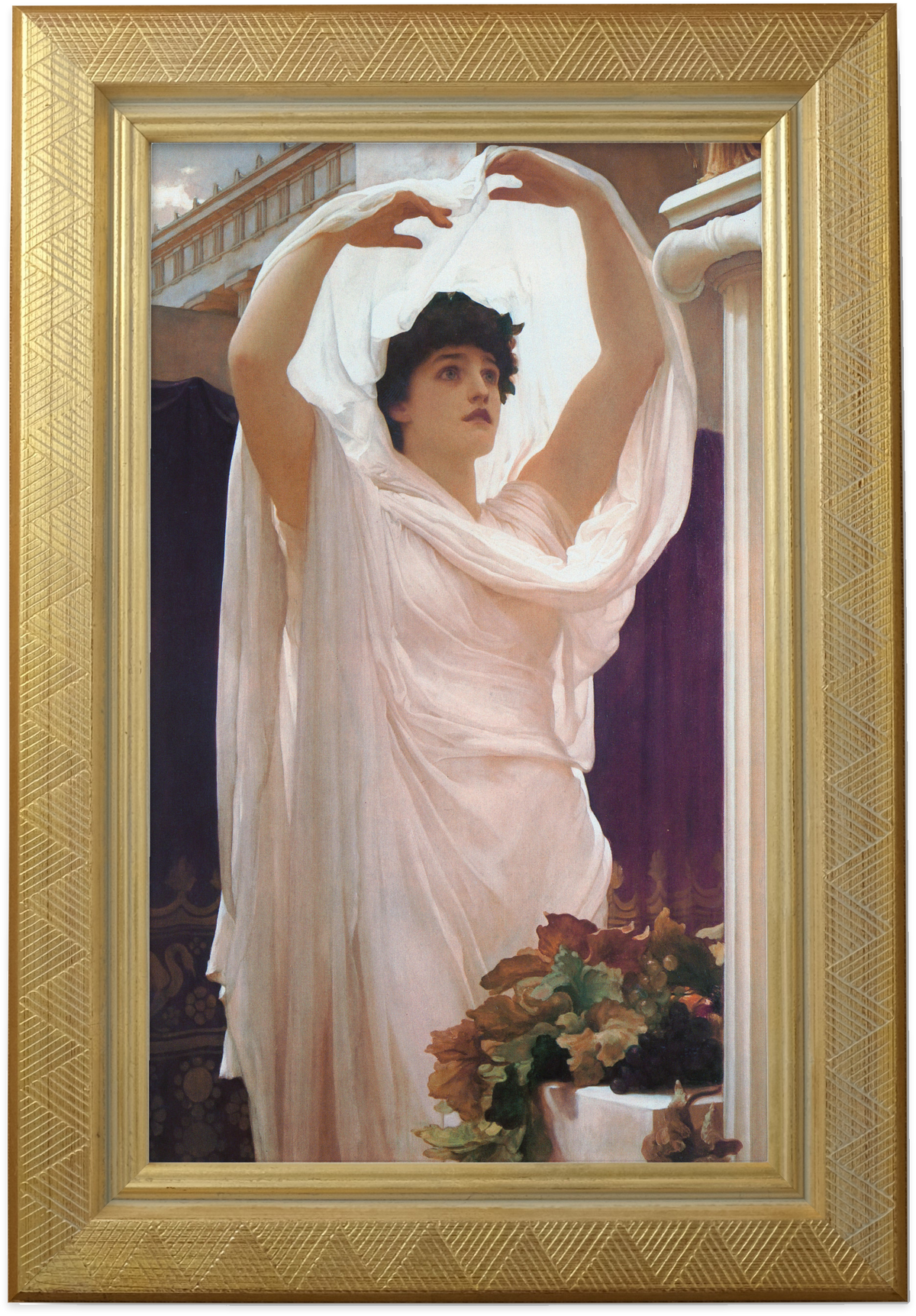 Invocation by Frederic Leighton shown in its frame
