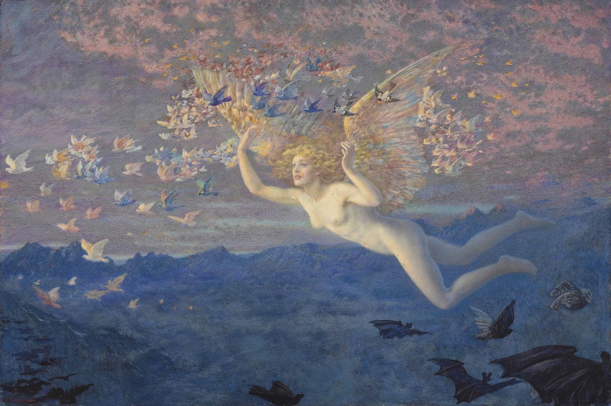 Wings of the Morning by Edward Robert Hughes