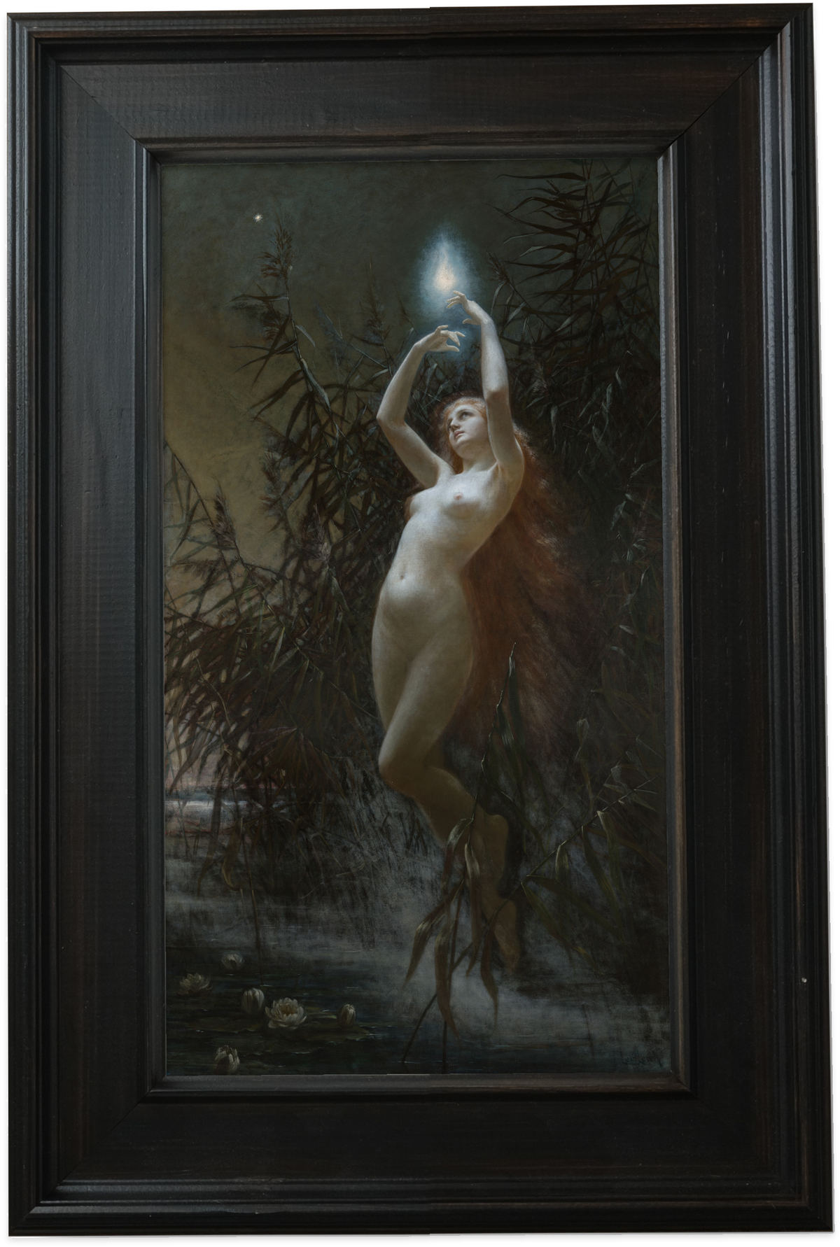 Will-o’-the-Wisp by Lev Lerch - framed canvas reproduction