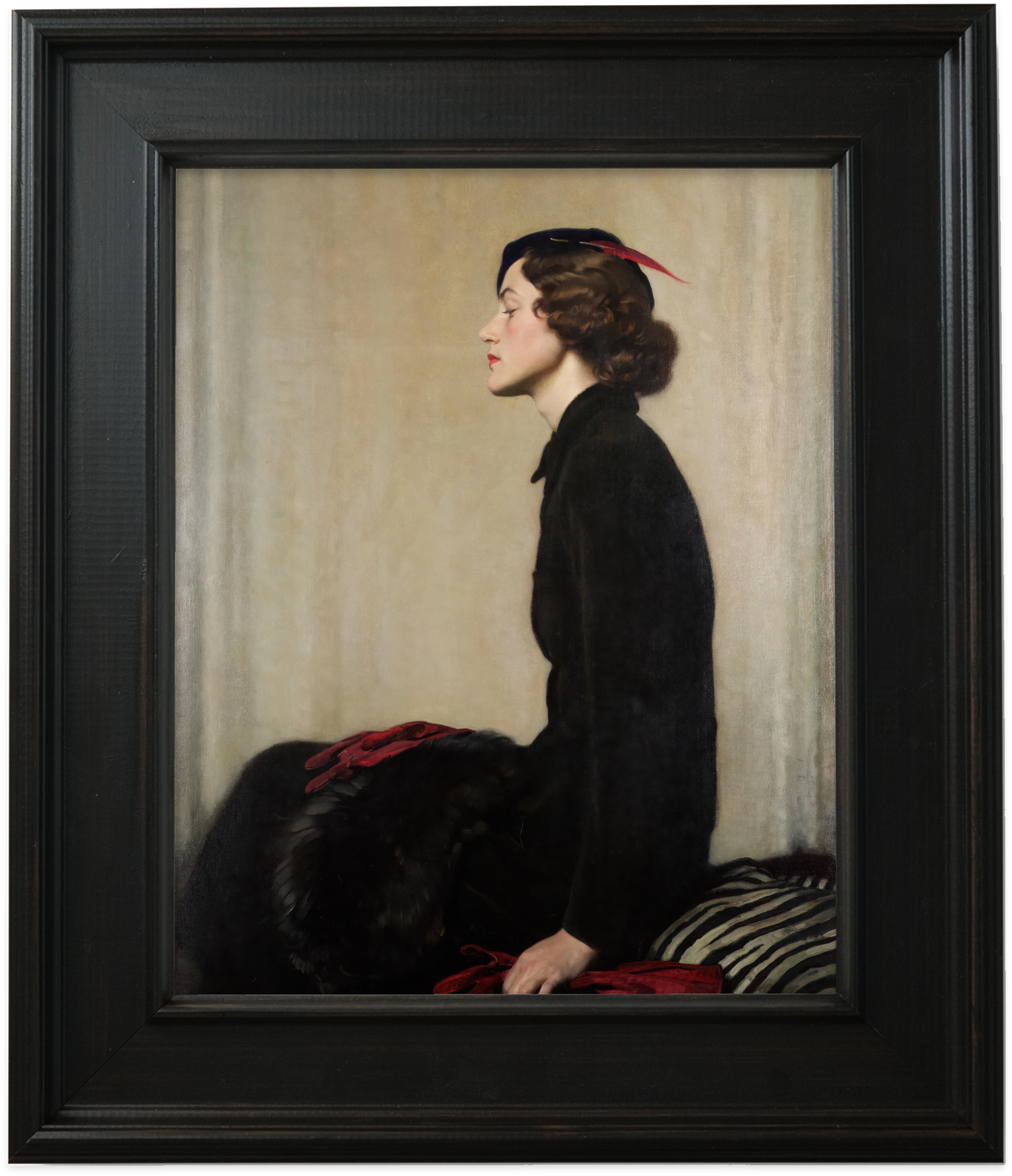 Olga by David Jagger - framed canvas reproduction