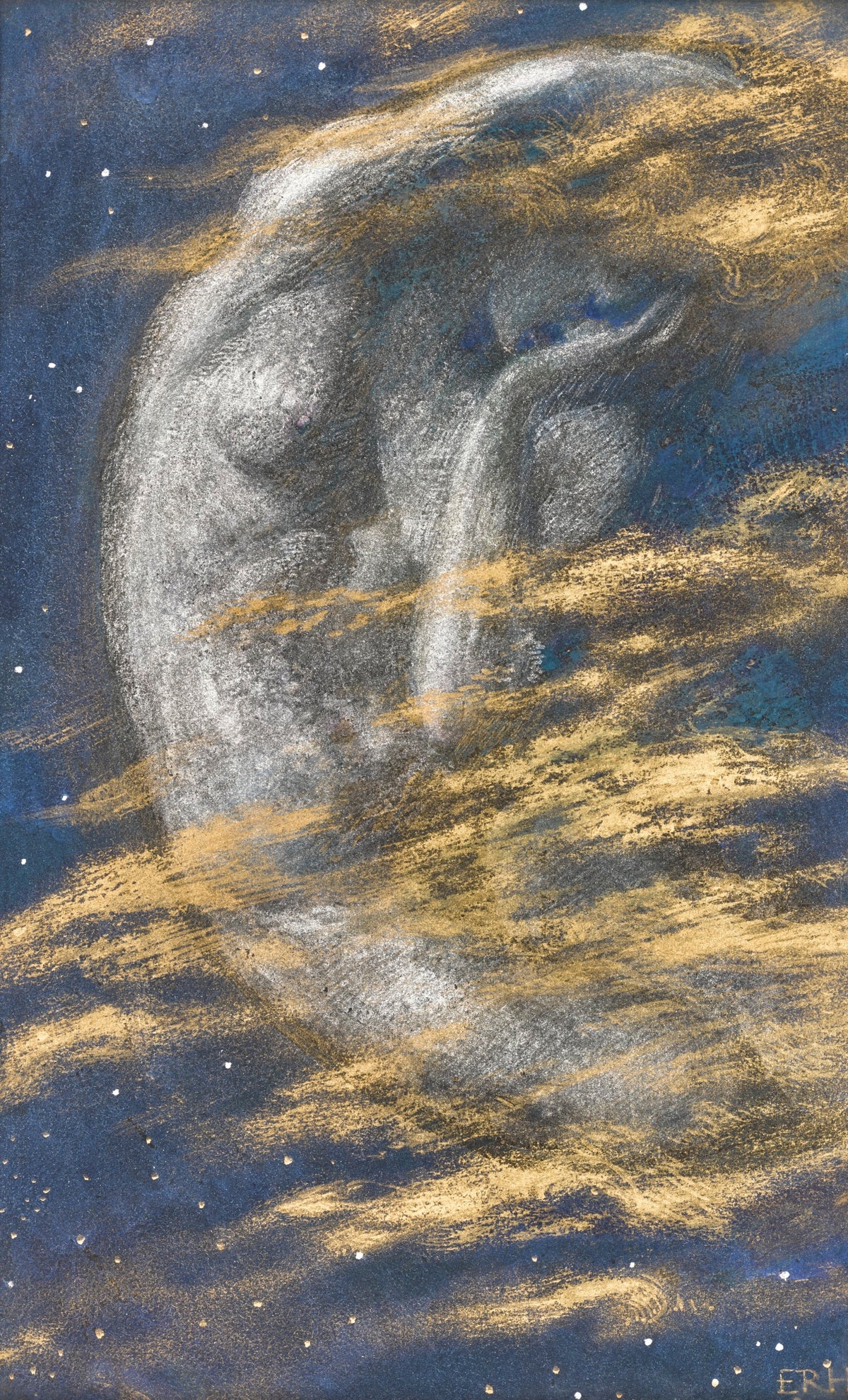 The Weary Moon by Edward Robert Hughes