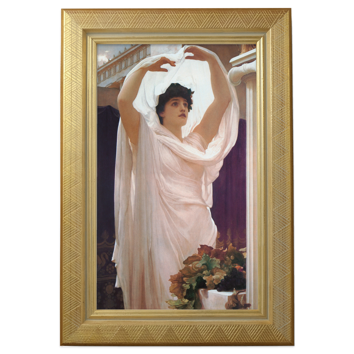 Invocation by Frederic Leighton shown in its frame