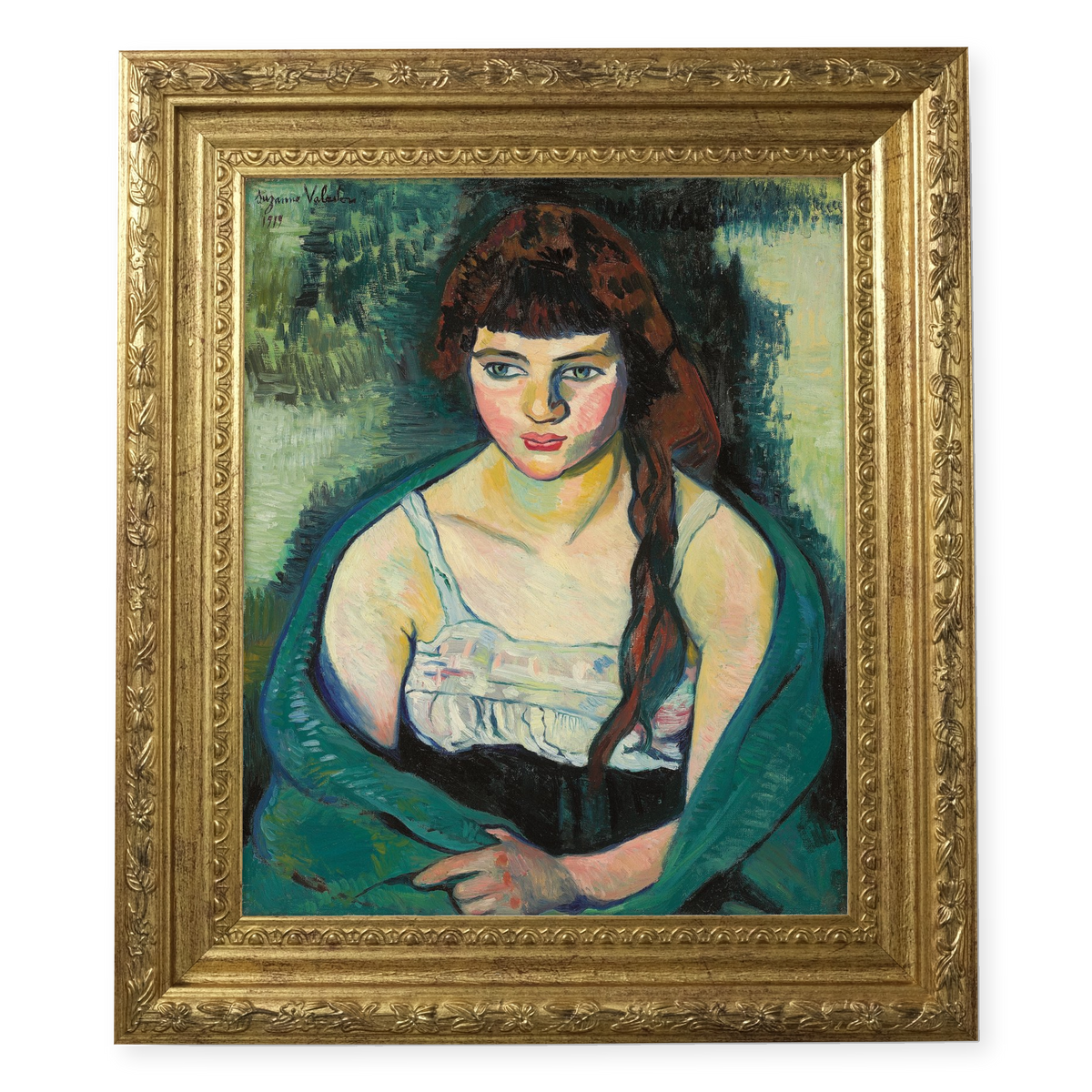 The Tigress by Suzanne Valadon shown in its frame