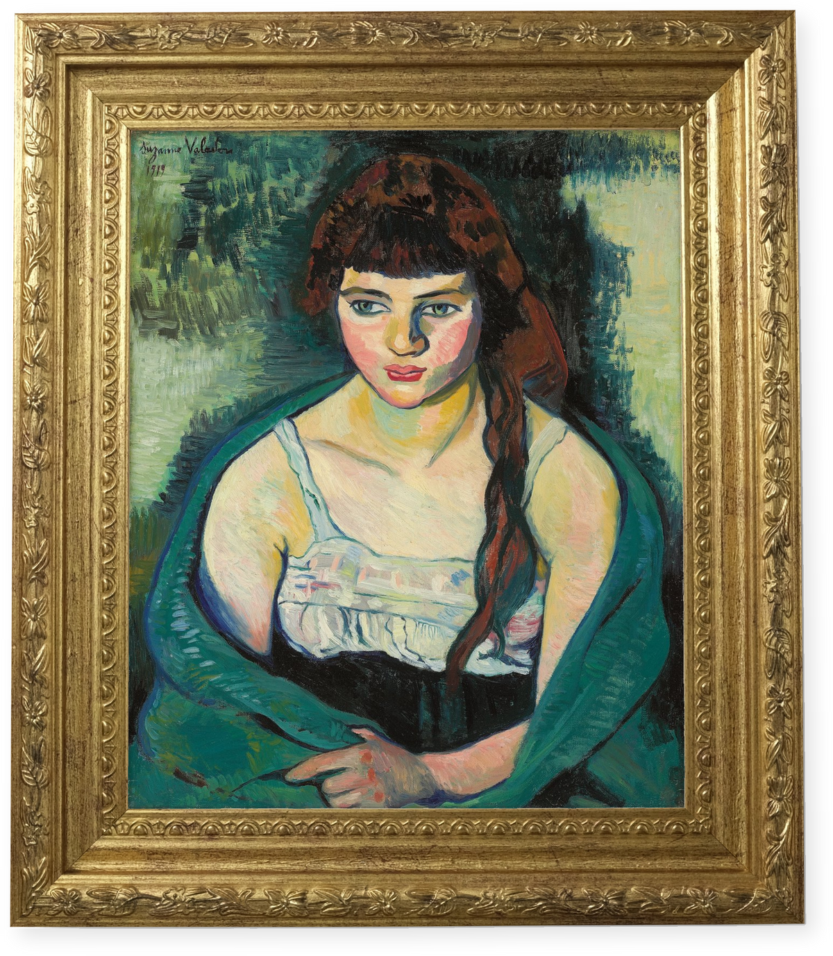 The Tigress by Suzanne Valadon shown in its frame