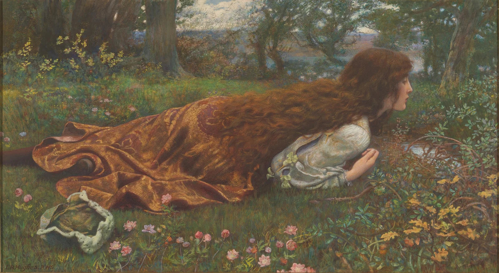 The Princess Out of School by Edward Robert Hughes