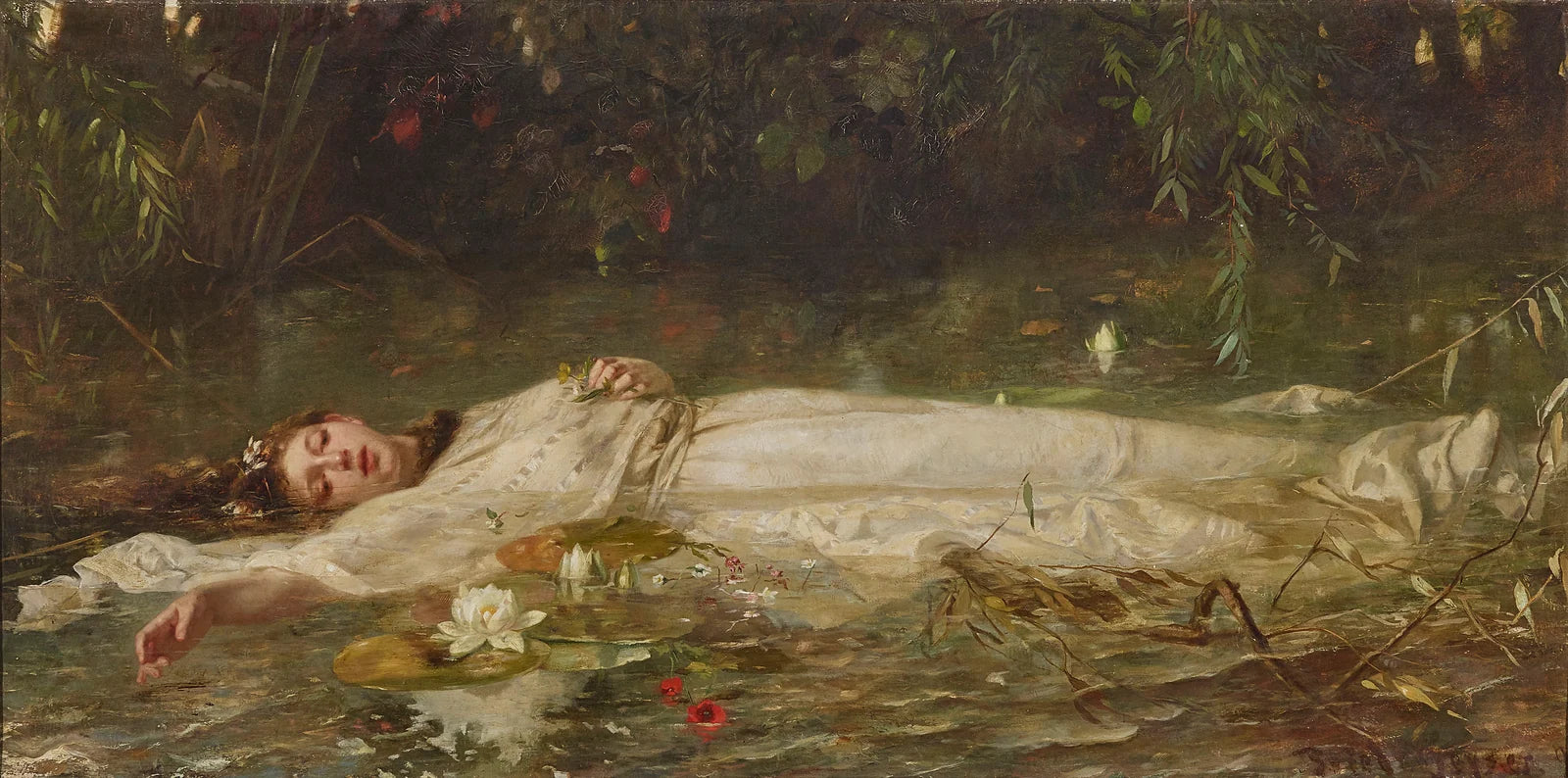 Ophelia by Friedrich Heyser