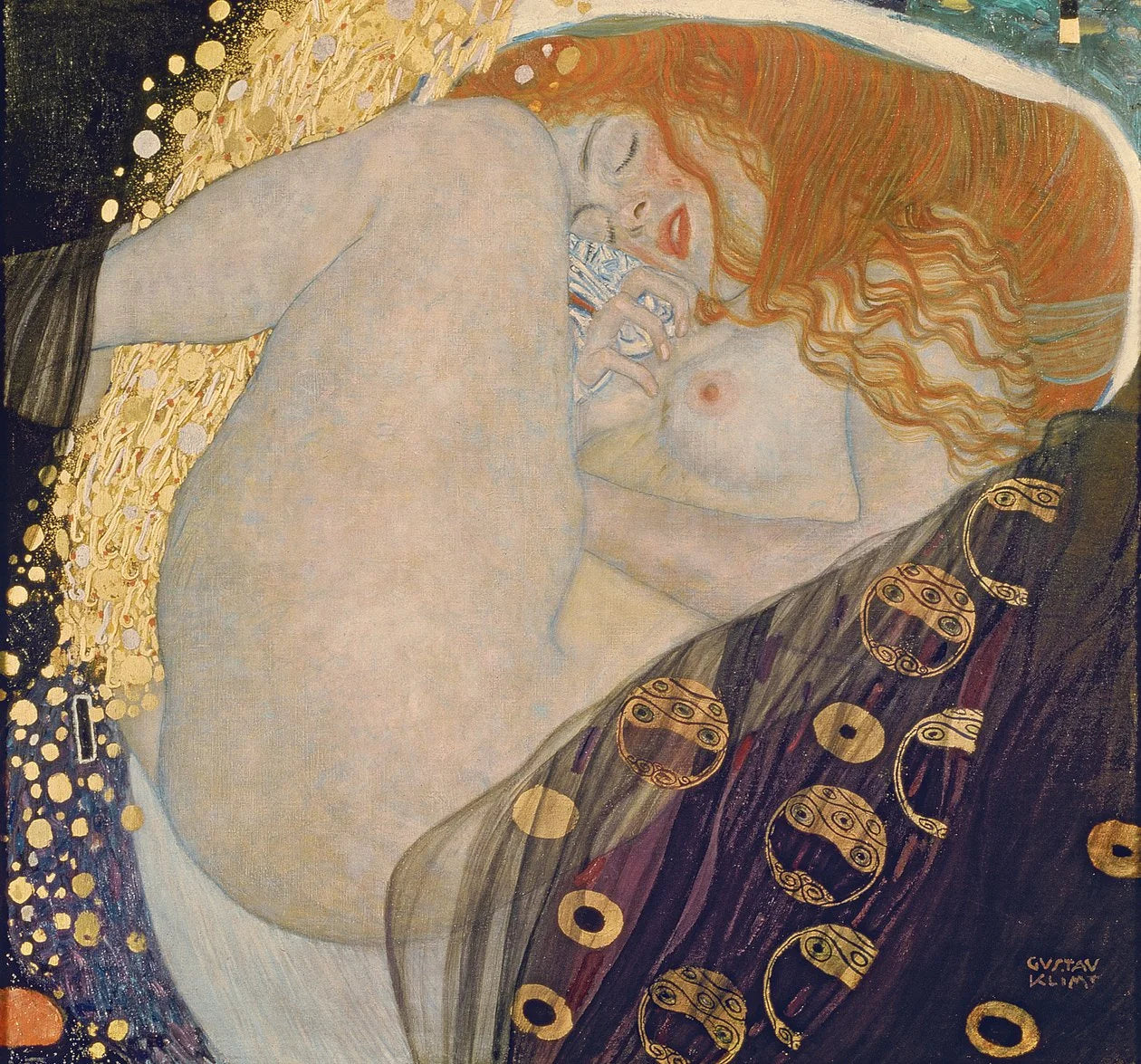 Danaë by Gustav Klimt