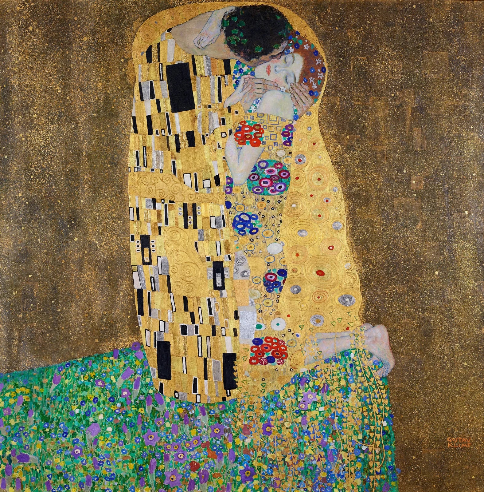 The Kiss by Gustav Klimt