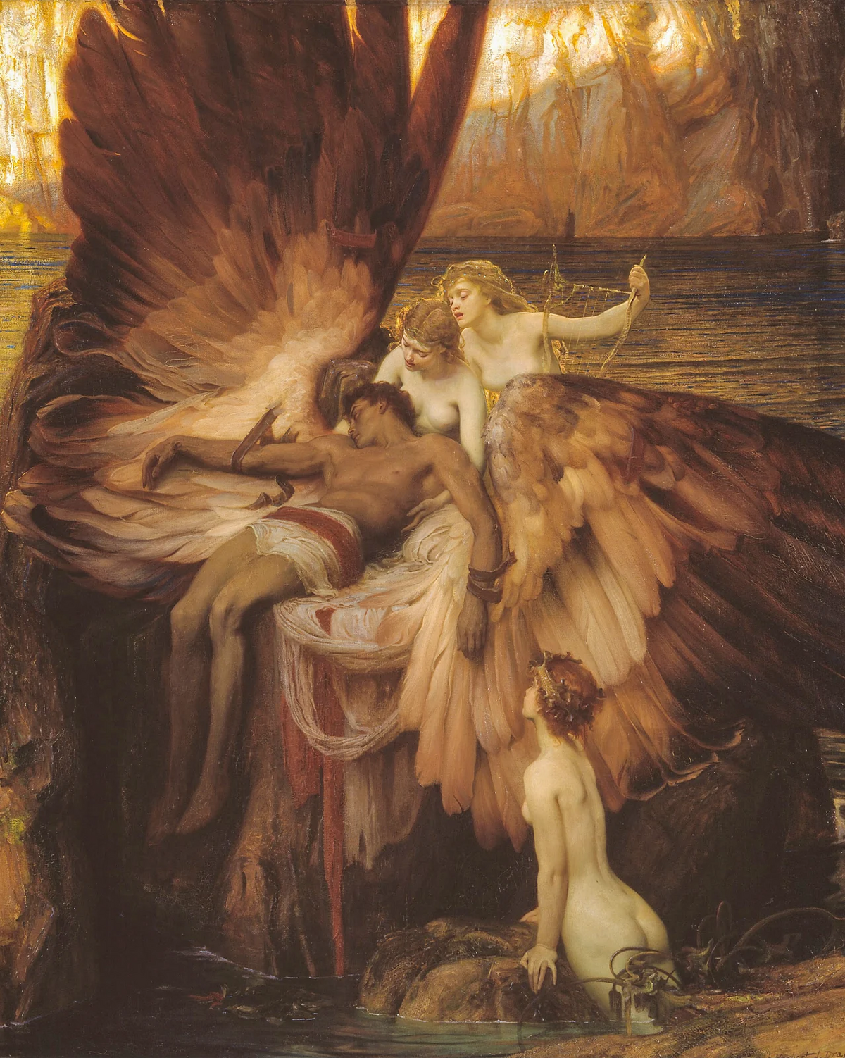 The Lament for Icarus by Herbert James Draper