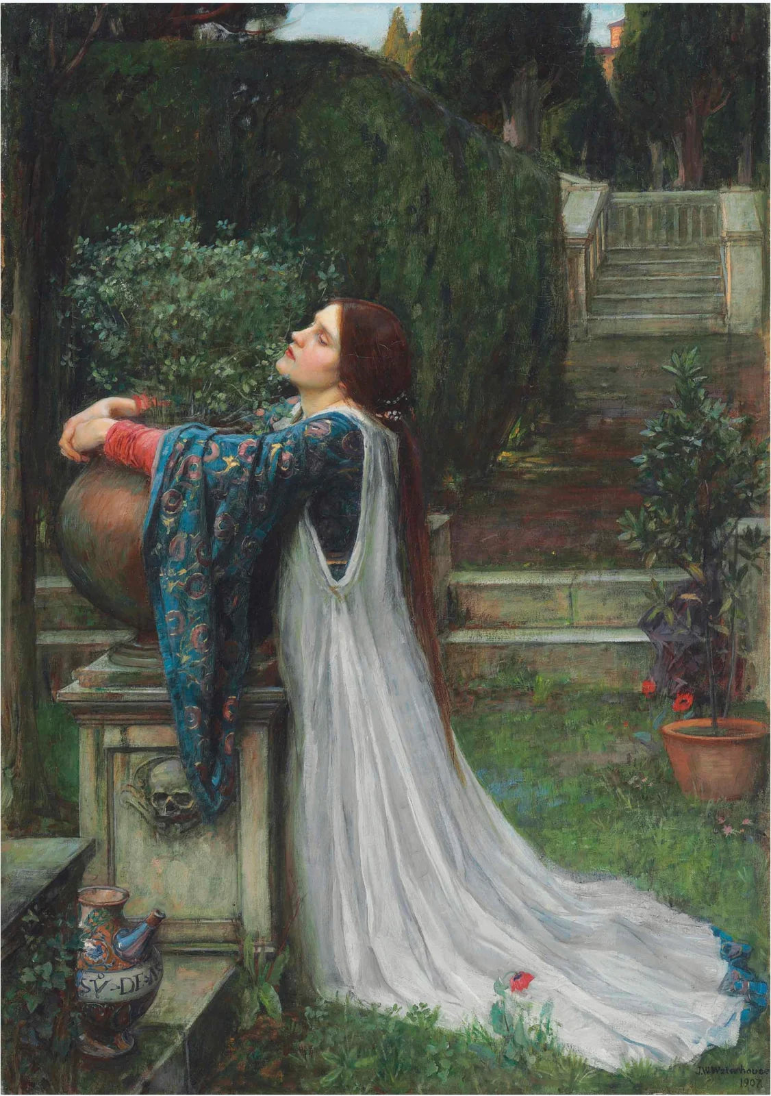 Isabella and the Pot of Basil by John William Waterhouse