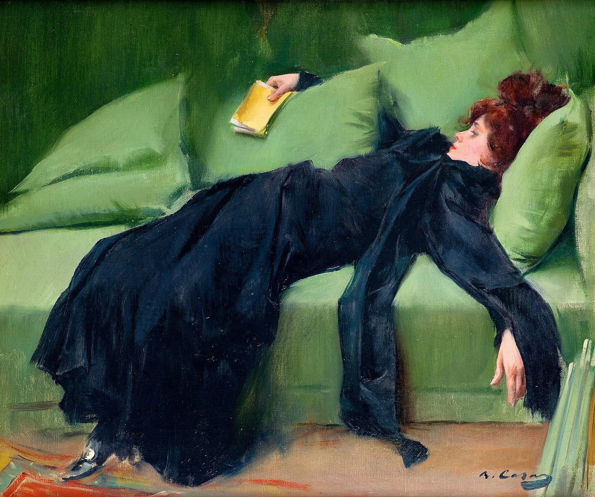 Decadent Young Woman by Ramon Casas