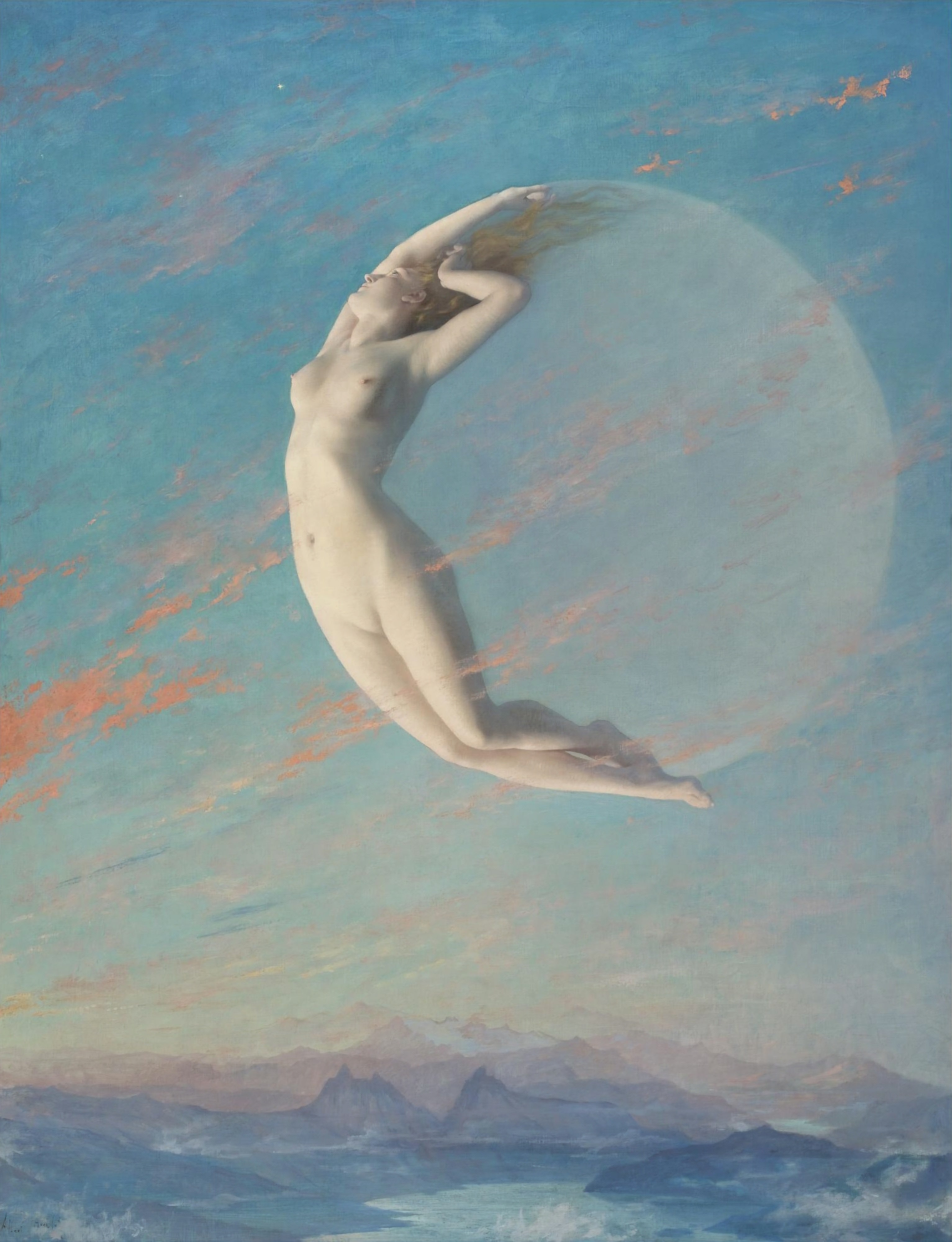 Séléné by Albert Aublet — artwork-only reproduction