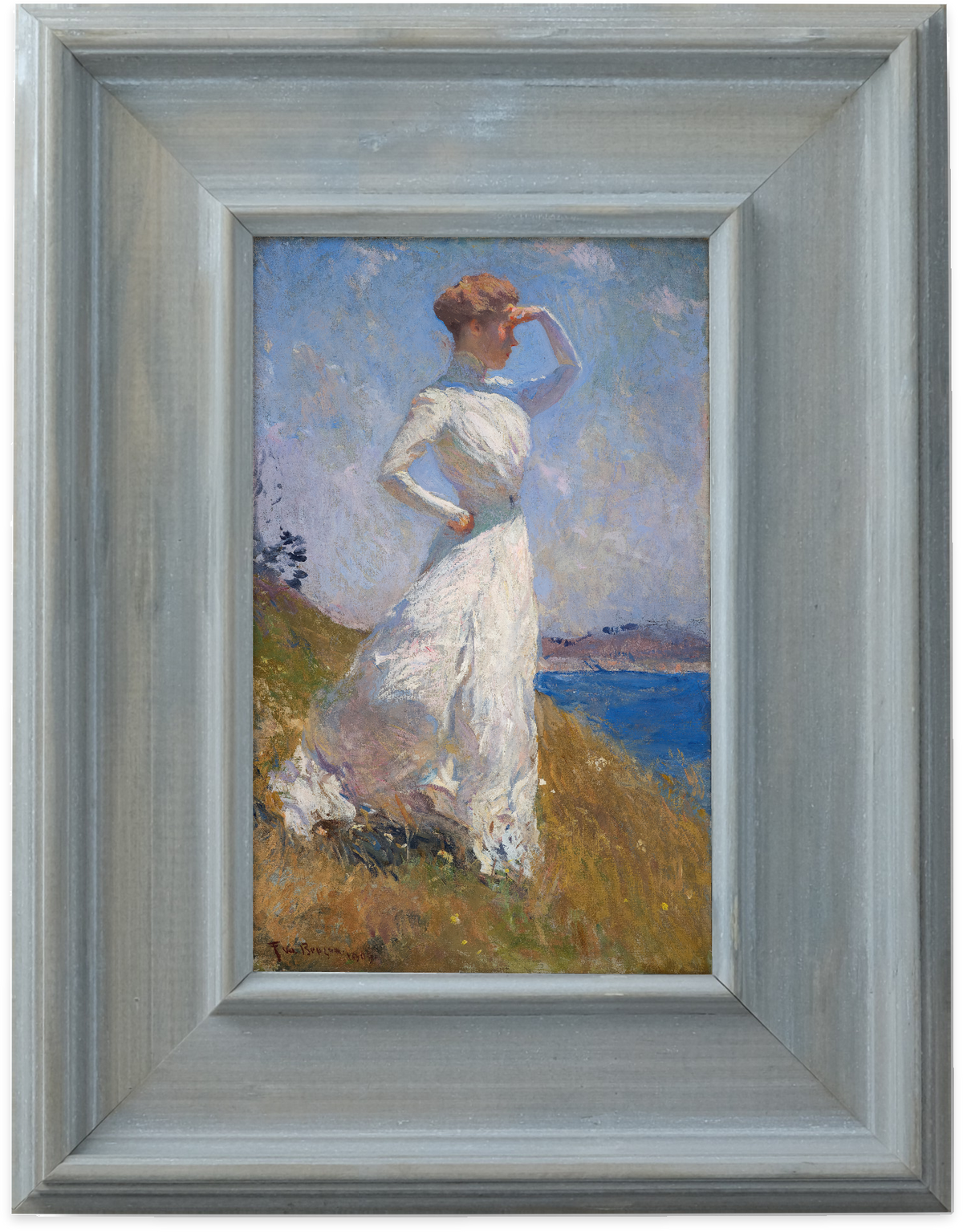 Sunlight by Frank Weston Benson — framed reproduction