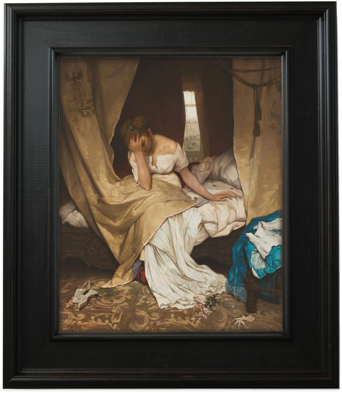 Fading by Gabriel Cornelius Ritter von Max — framed reproduction
