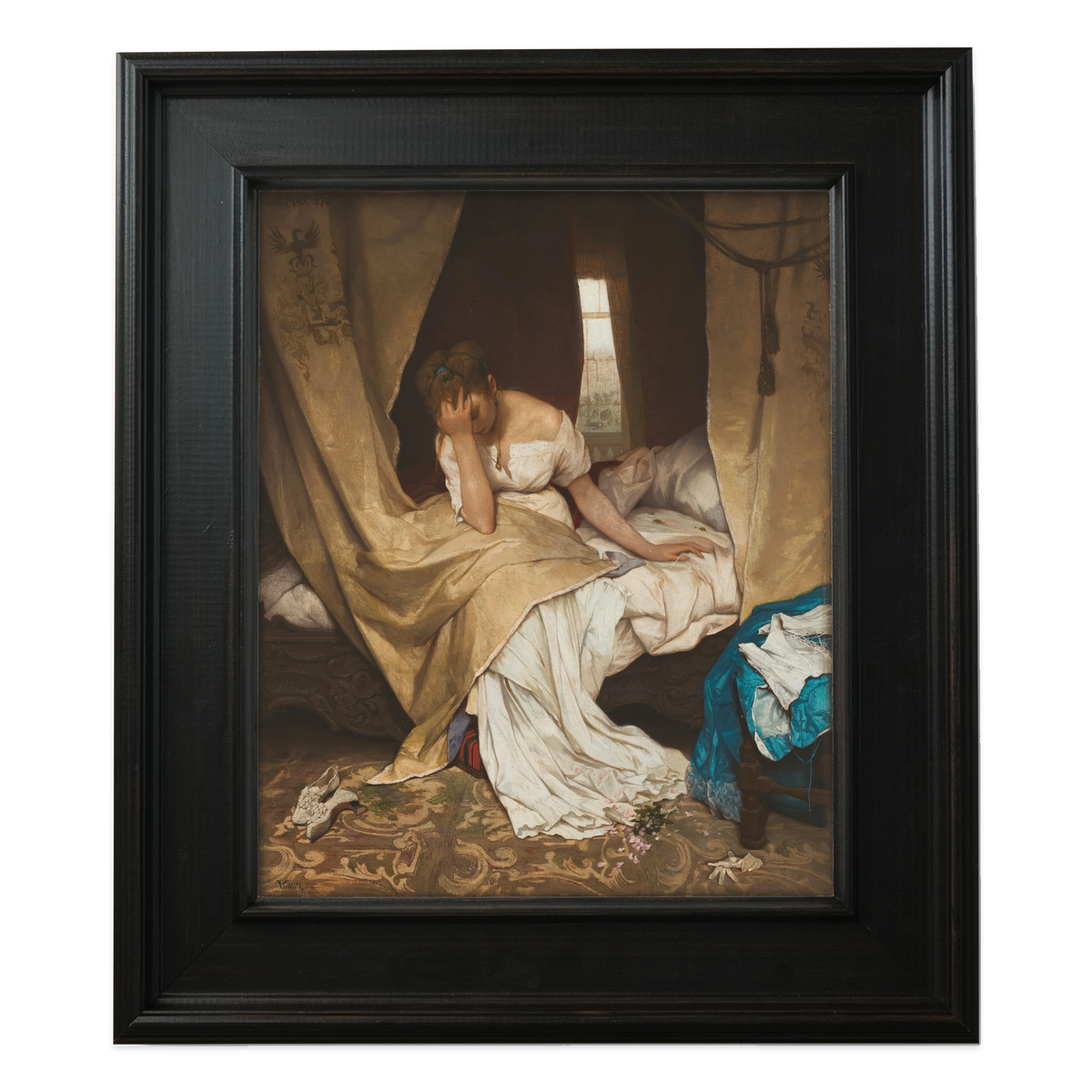 Fading by Gabriel Cornelius Ritter von Max — framed reproduction