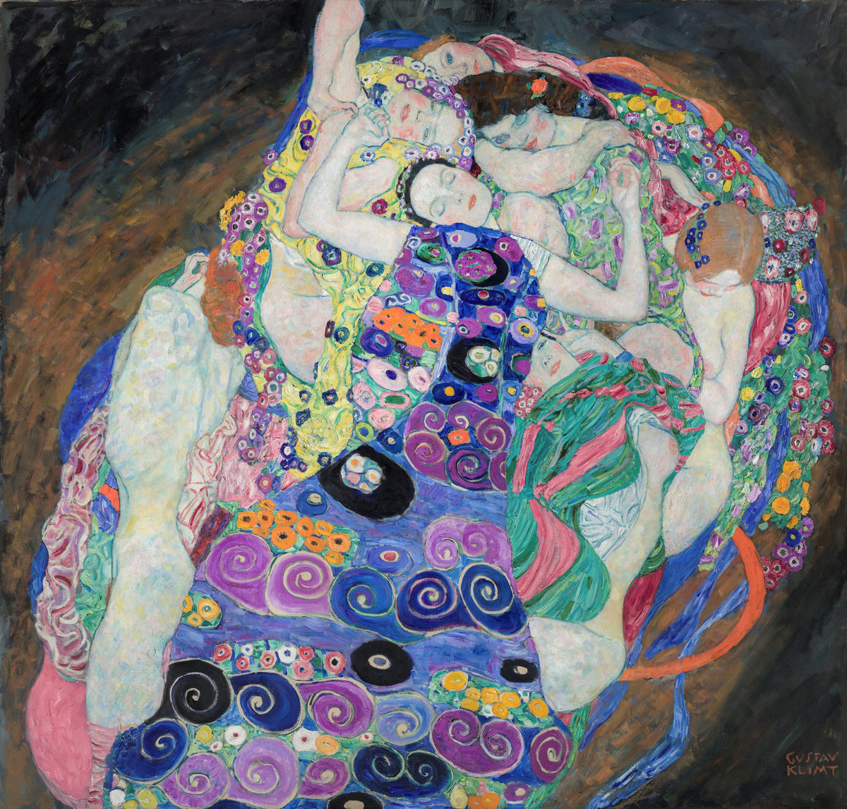 The Maiden by Gustav Klimt — unframed artwork