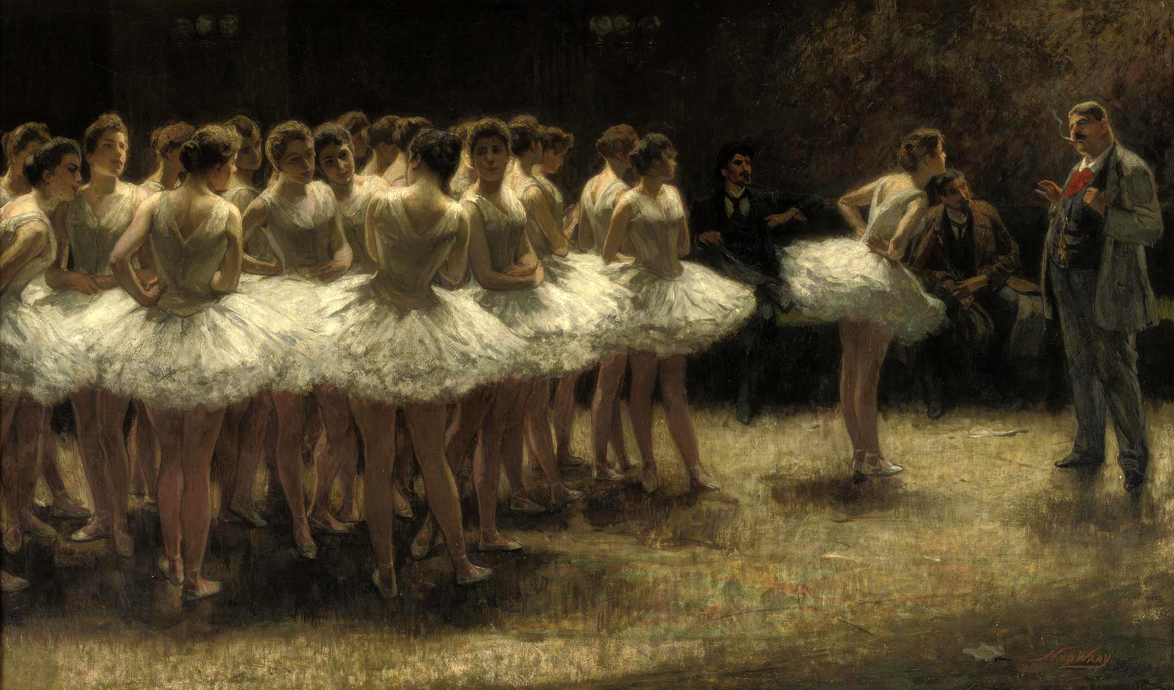 Strike of the Ballerinas by Nicolaas van der Waay — unframed artwork