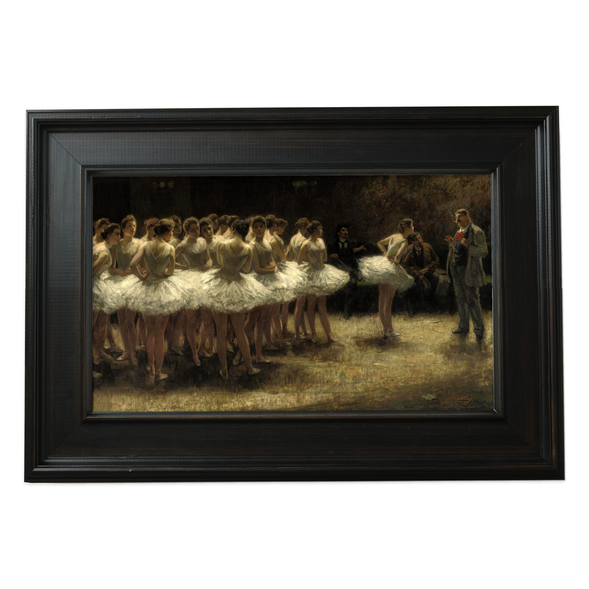 Strike of the Ballerinas by Nicolaas van der Waay — framed reproduction