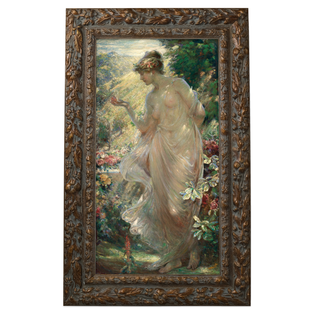 The Butterfly by Robert Fowler shown in its frame