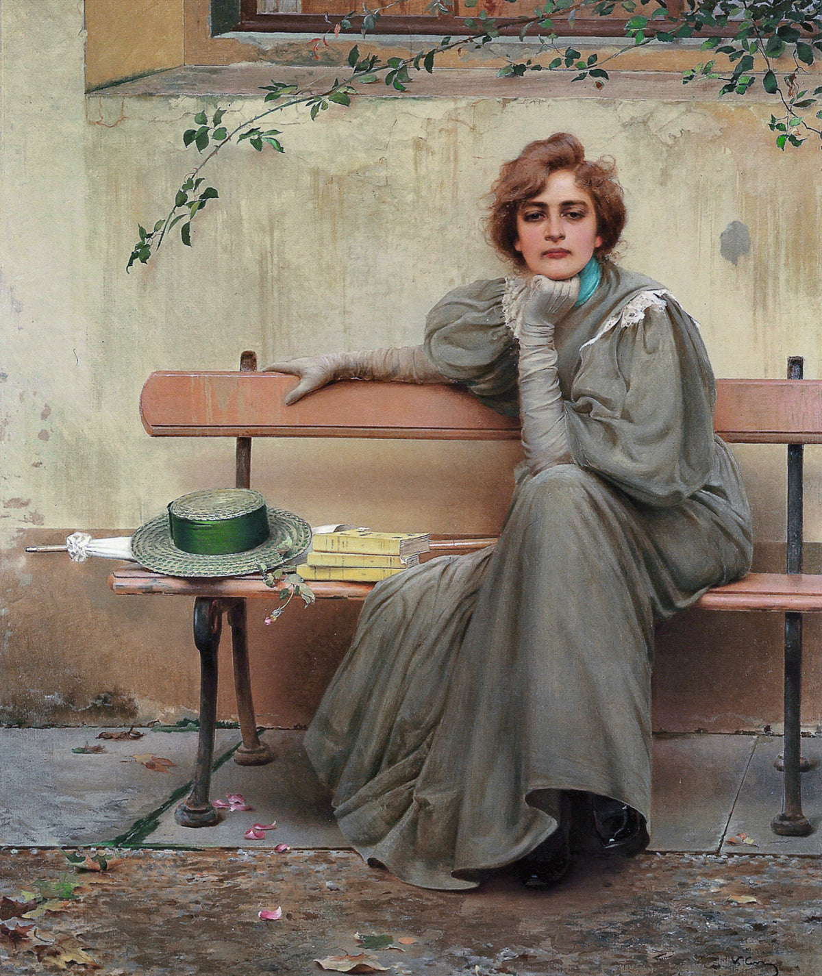 Dreams by Vittorio Corcos - artwork-only reproduction