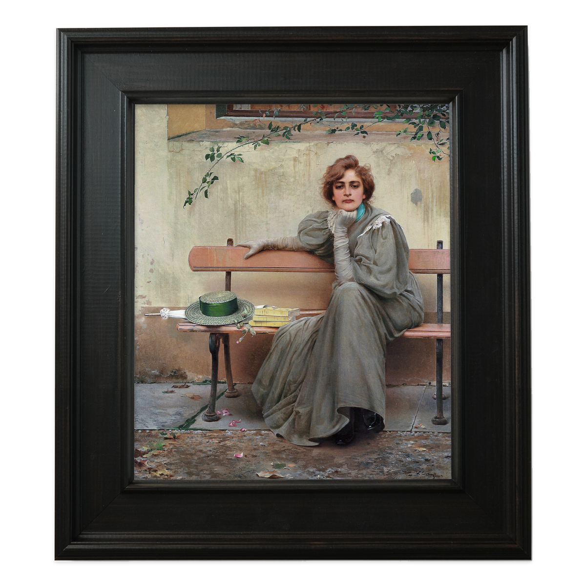 Dreams by Vittorio Corcos - framed canvas reproduction