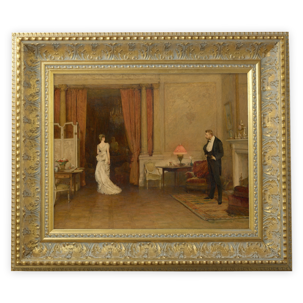 The First Cloud by William Quiller Orchardson shown in its frame