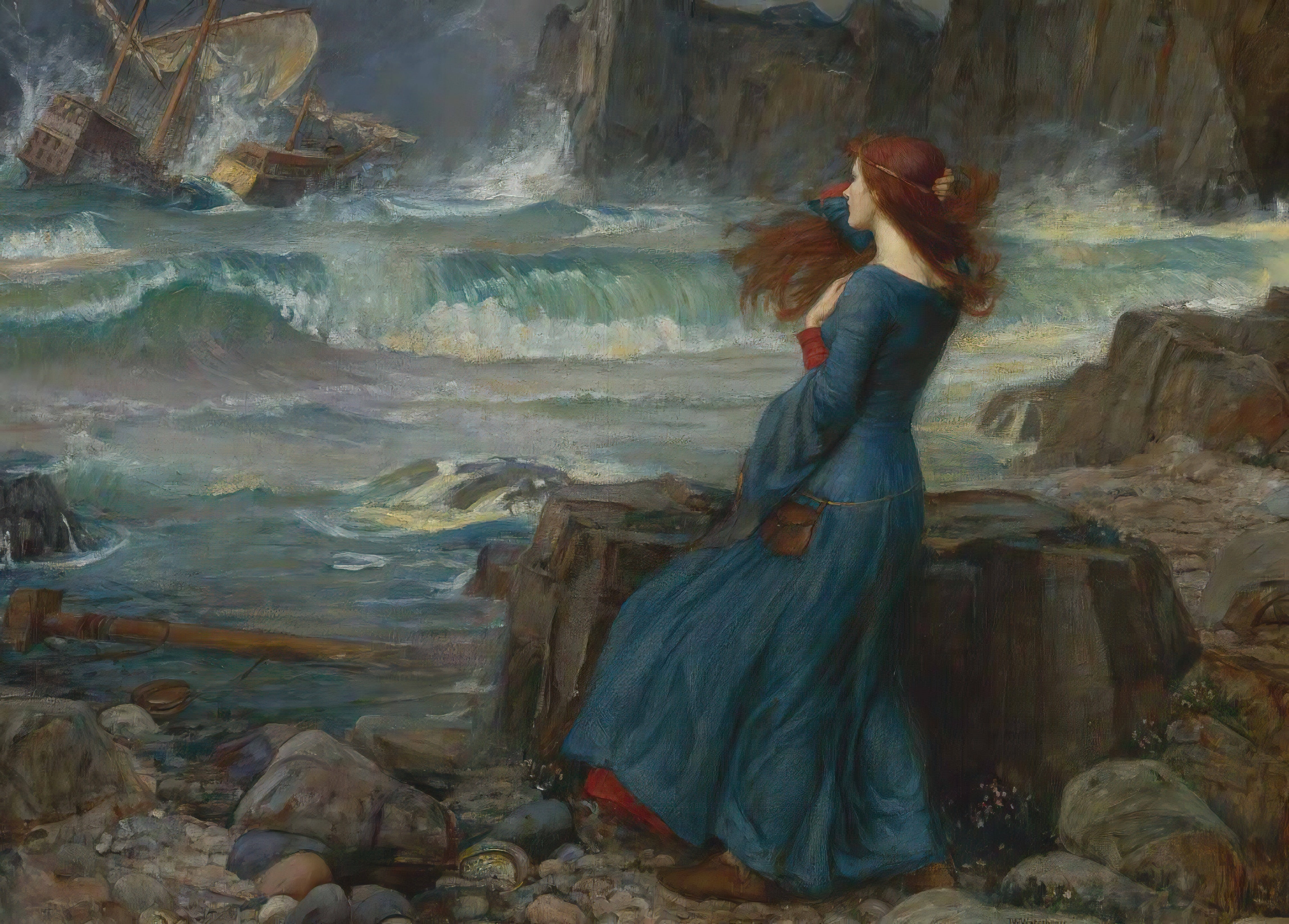 Miranda — The Tempest by John William Waterhouse