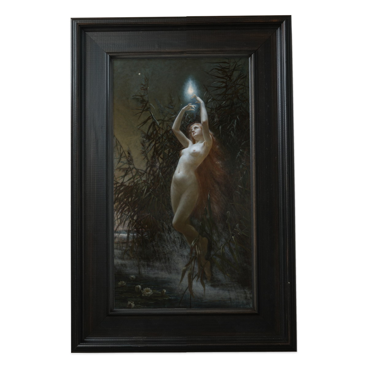 Will-o’-the-Wisp by Lev Lerch - framed canvas reproduction