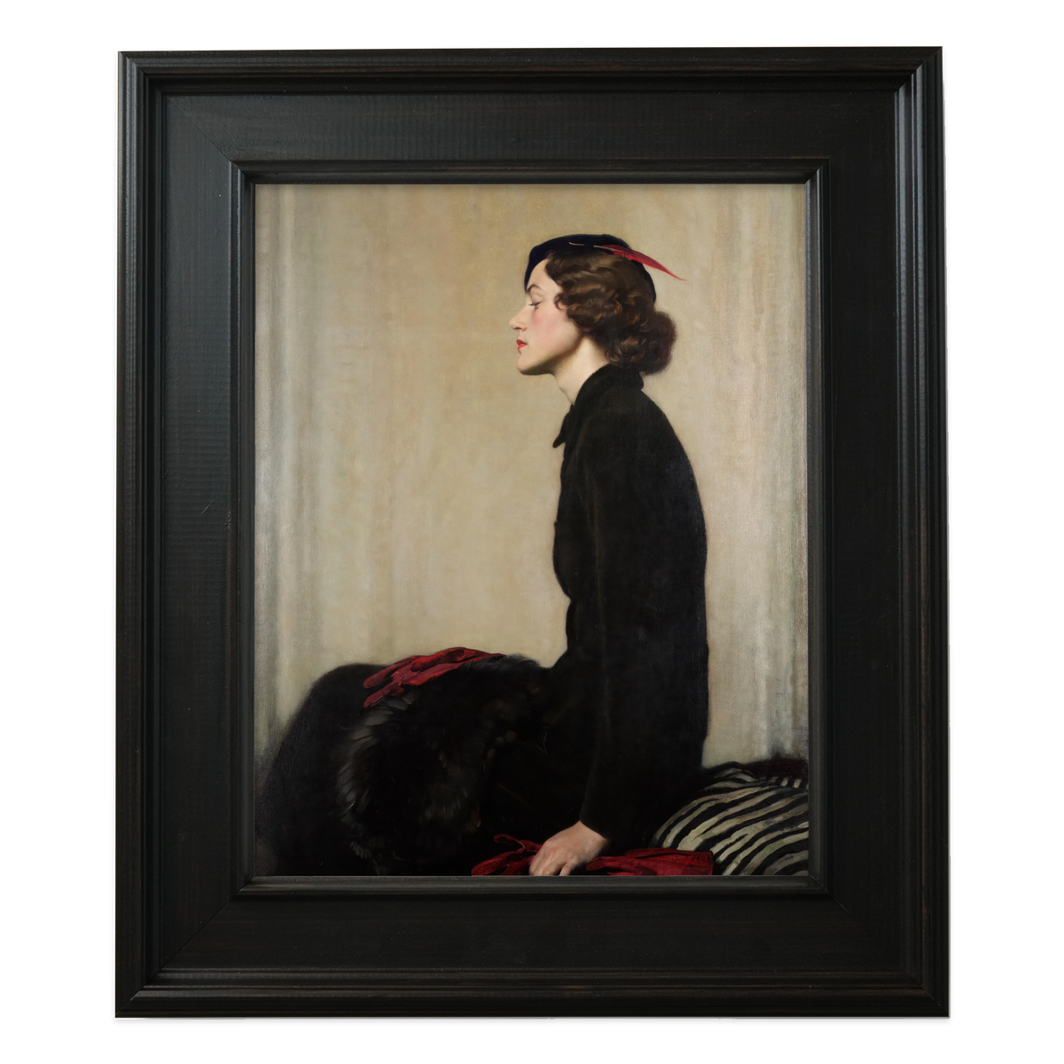Olga by David Jagger - framed canvas reproduction