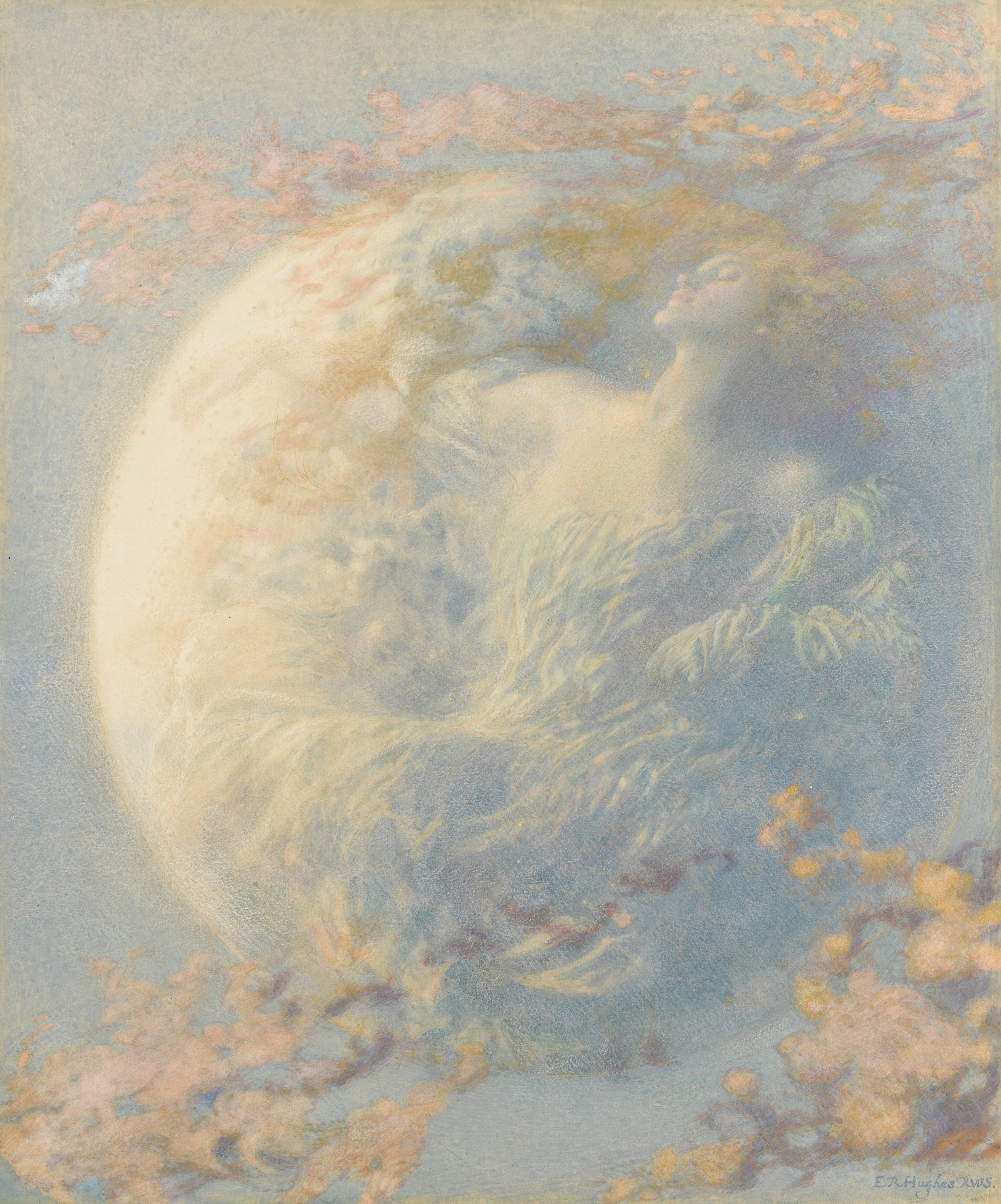 Waning Moon by Edward Robert Hughes