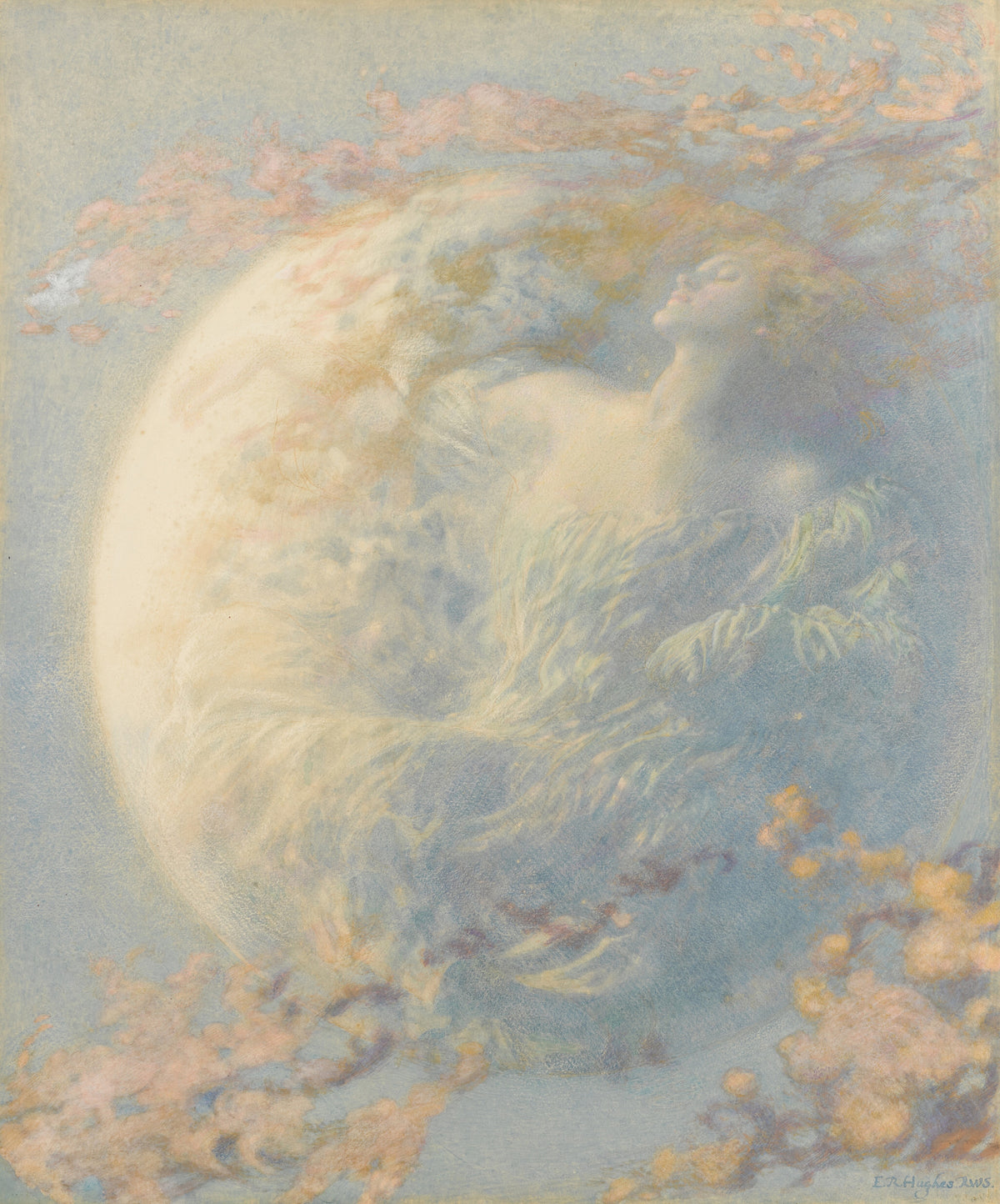 Waning Moon by Edward Robert Hughes